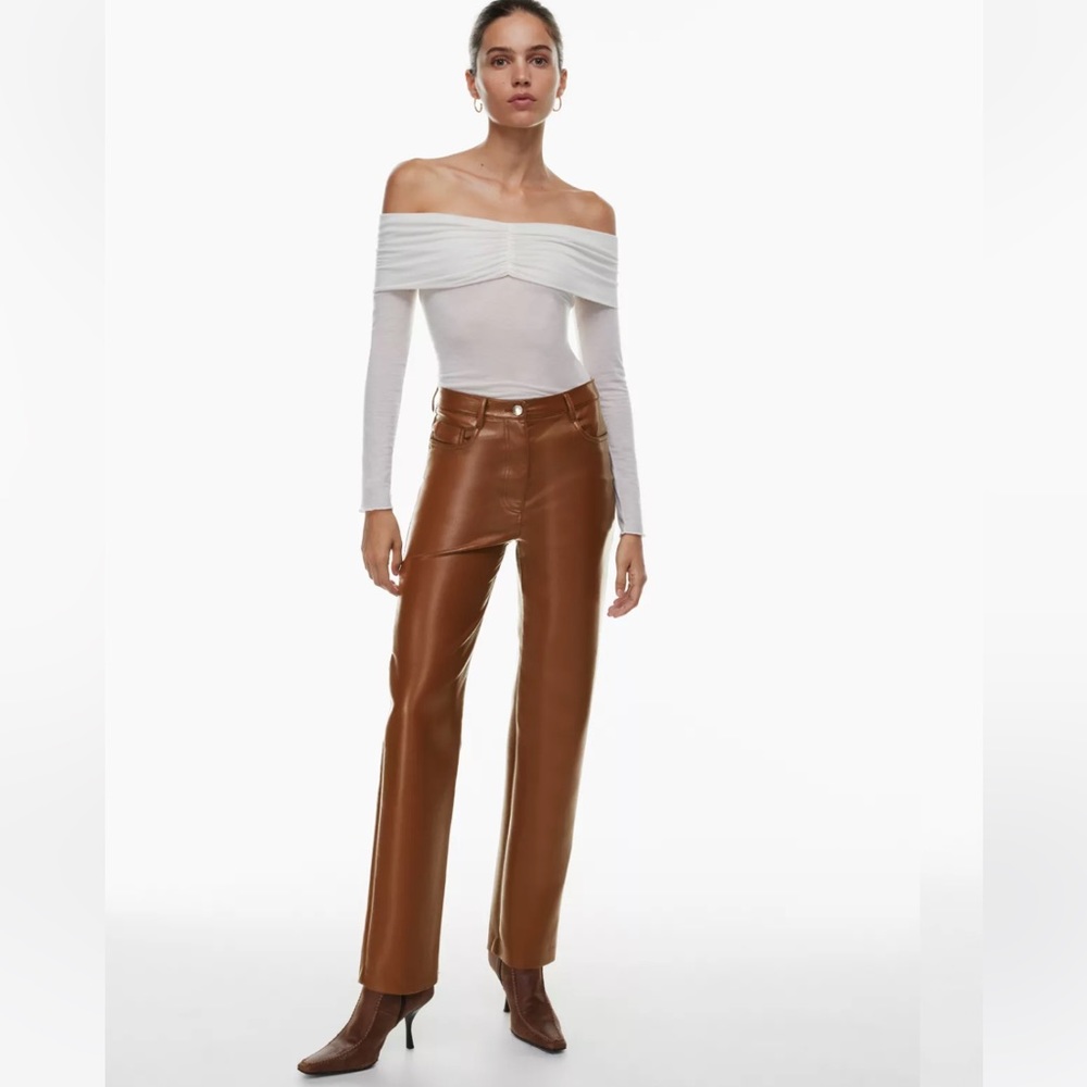 Aritzia Vegan Leather Wilfred Melina Pant